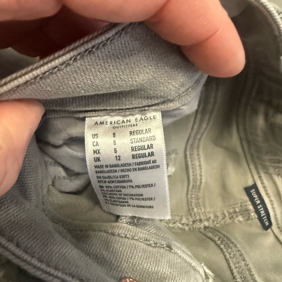 American Eagle Outfitters Gray Women Jeans - Picture 5 of 5